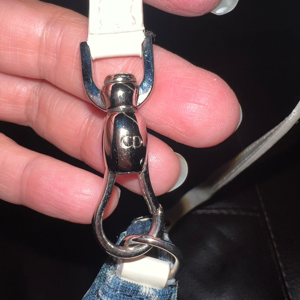 100% Auth. Dior Trotter Saddle Bag Navy - Picture 13 of 13